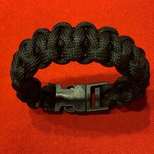 Black Paracord Bracelet